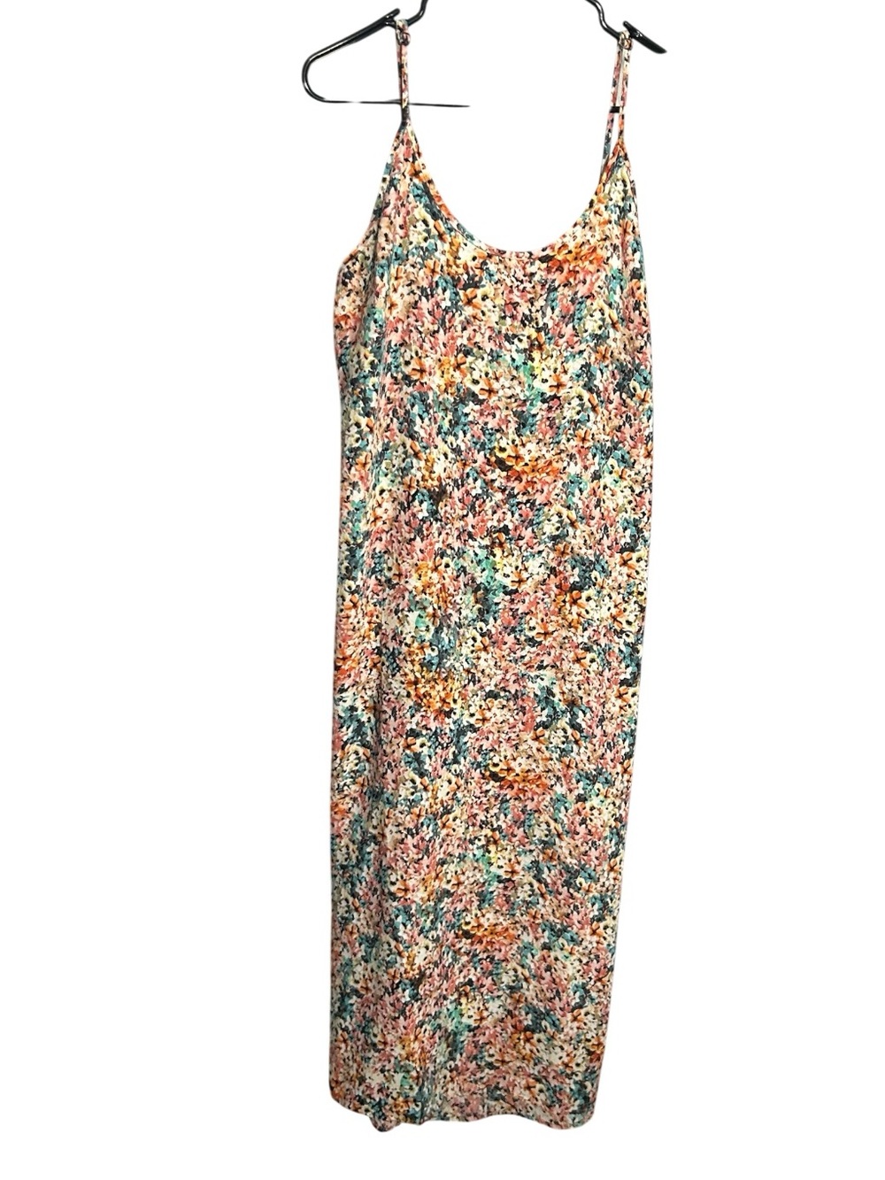 Lucy & Laurel Multicolor Floral Speckle Maxi Dress